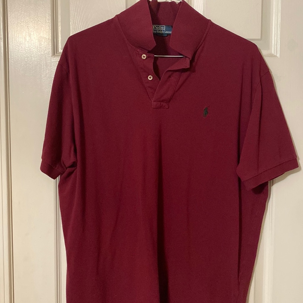 Men's XL - Maroon Polo - Polo by Ralph Lauren